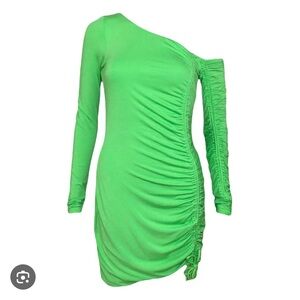 Camila Coelho green mini dress